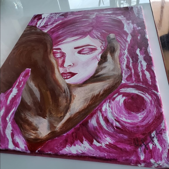 Acrylic Painting - In Your Arms - Picture 1 of 4